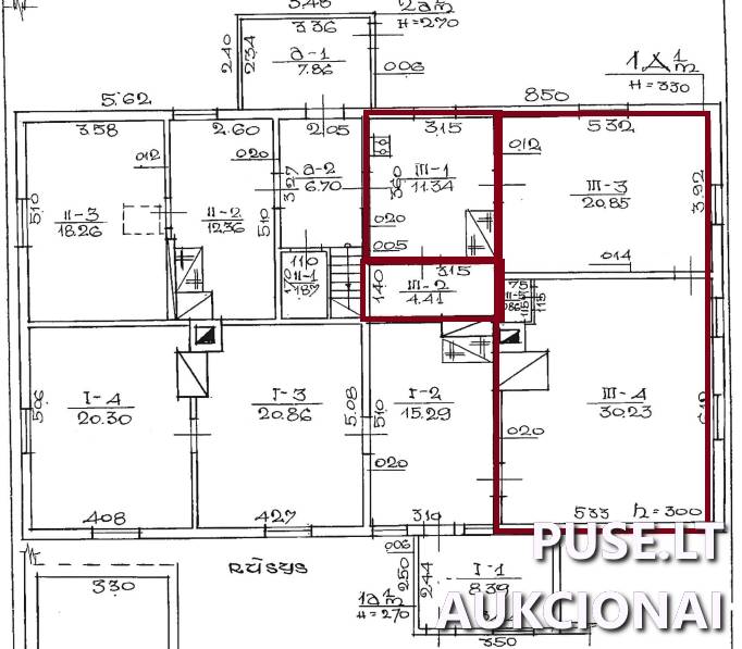 Butas Nr.3 Patalpos/Butai Bacaičiai 1, 80251, Bubių sen., Šiaulių r. sav. 1