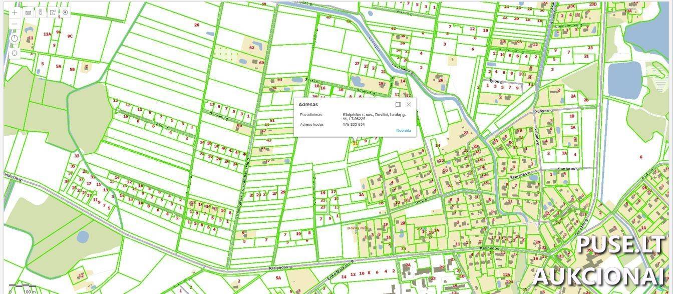 Žemės sklypas Sklypai Laukų g. 11, 96225 Dovilai, Dovilų sen., Klaipėdos r. sav. 2