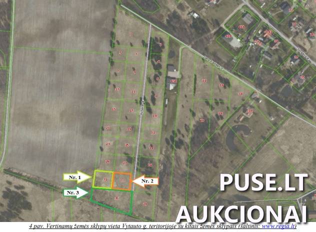 Žemės sklypas Sklypai Vytauto g. 35, 96365 Priekulė I, Priekulės sen., Klaipėdos r. sav. 3