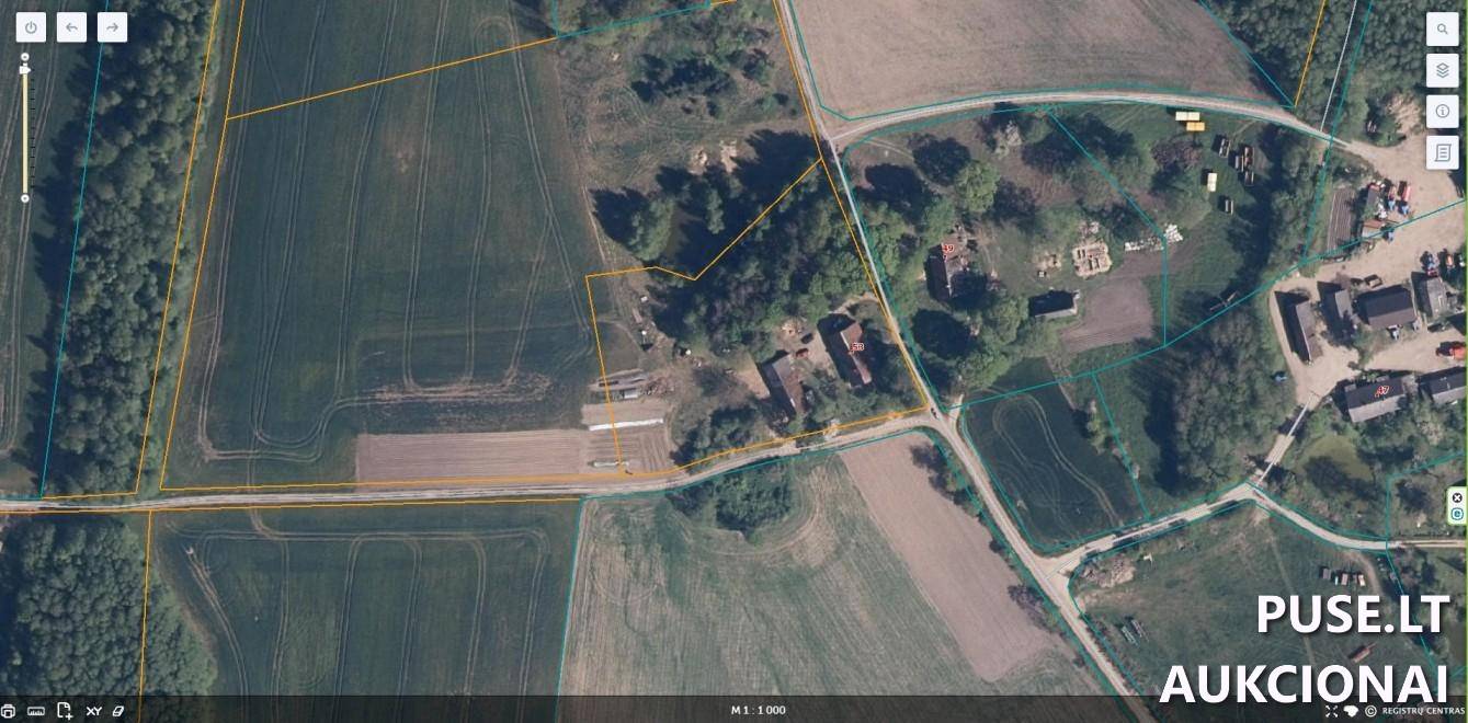 Žemės sklypas Sklypai Pasienio g. 53, 92399 Šatriai, Dauparų-Kvietinių sen., Klaipėdos r. sav. 1