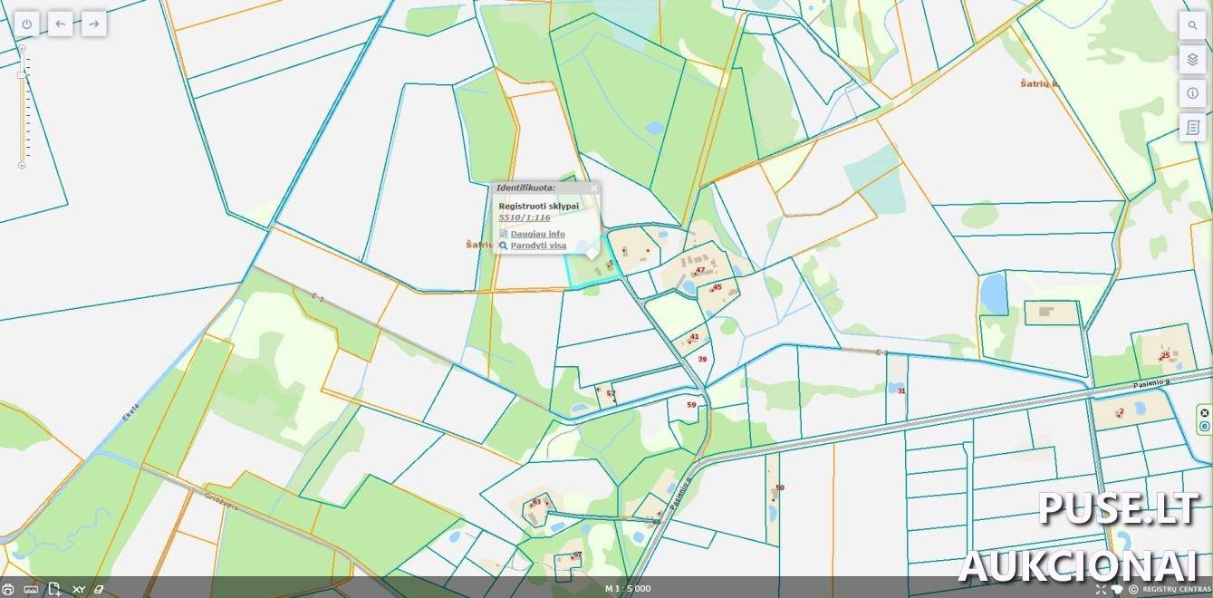 Žemės sklypas Sklypai Pasienio g. 53, 92399 Šatriai, Dauparų-Kvietinių sen., Klaipėdos r. sav. 3