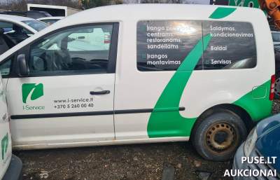 Lengvasis automobilis VW CADDY 2012 m. Vilniuje, pradinė kaina 2400 EUR
