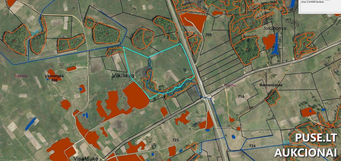 Žemės sklypas Sklypai Vilkiškių g., Vilkiškės, Marijampolio sen., Vilniaus r. sav. 3