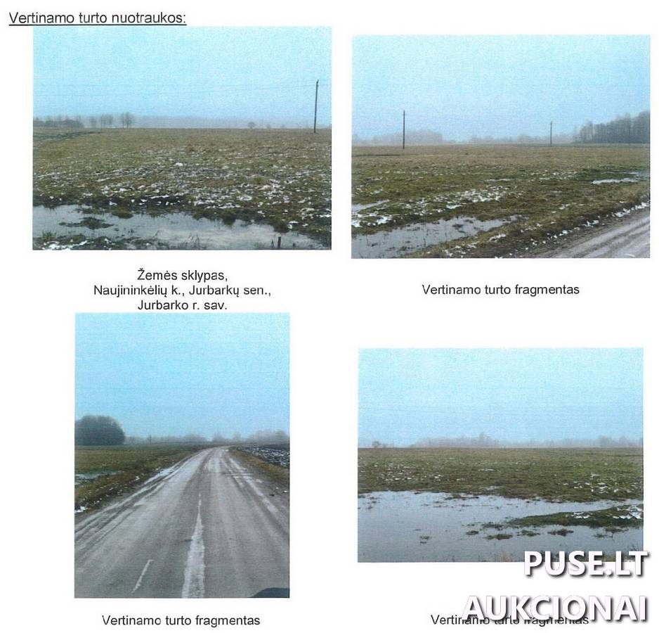 Žemės sklypas Sklypai Naujininkėliai, Jurbarkų sen., Jurbarko r. sav. 1