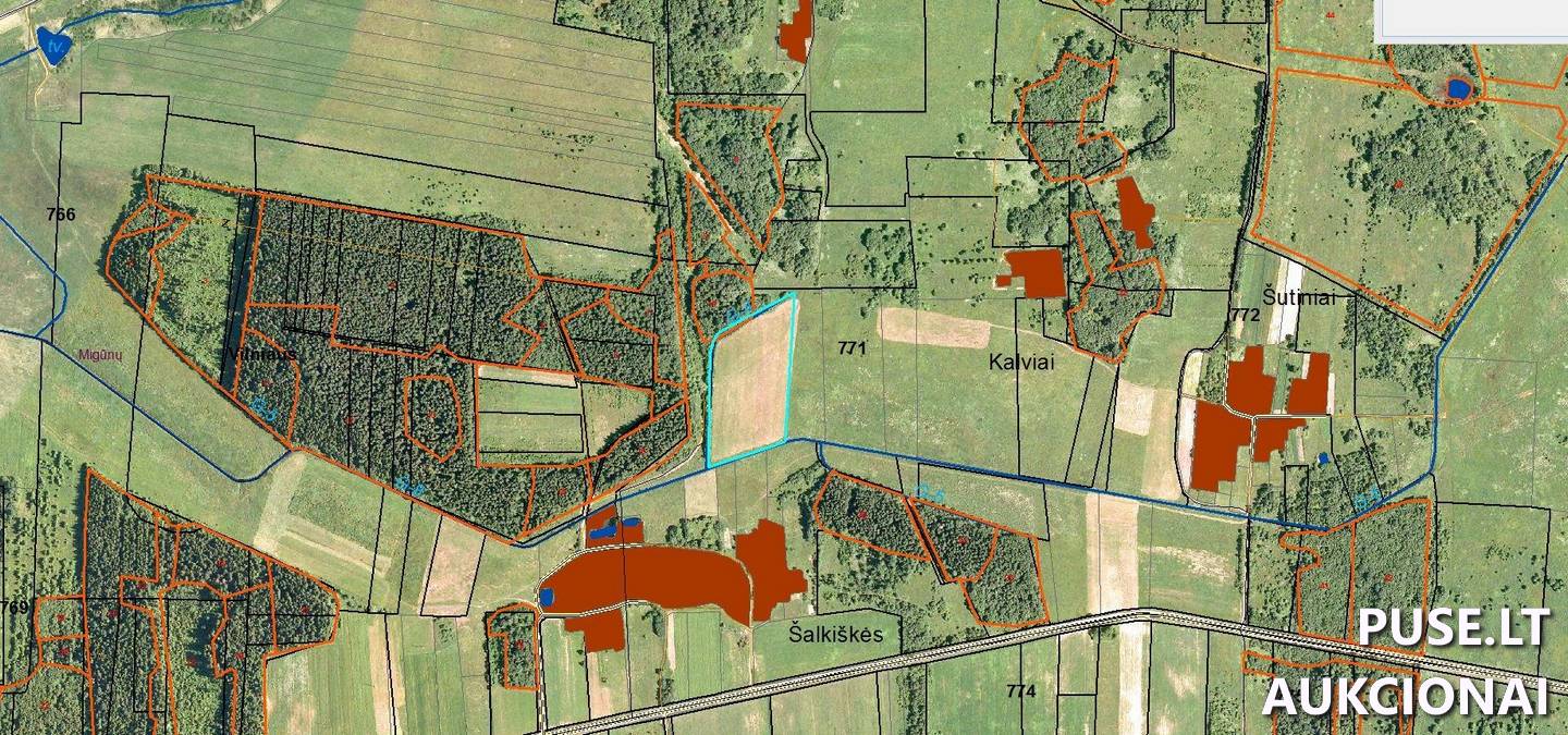 Žemės sklypas Sklypai Kalviai, Medininkų sen., Vilniaus r. sav. 1