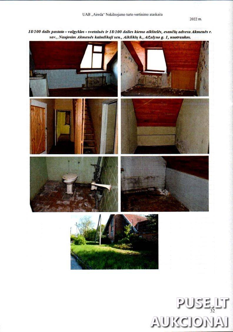 Valgykla-svetainė Pastatai Atžalyno g. 1, 85270 Alkiškiai, Naujosios Akmenės kaimiškoji sen., Akmenės r. sav. 1