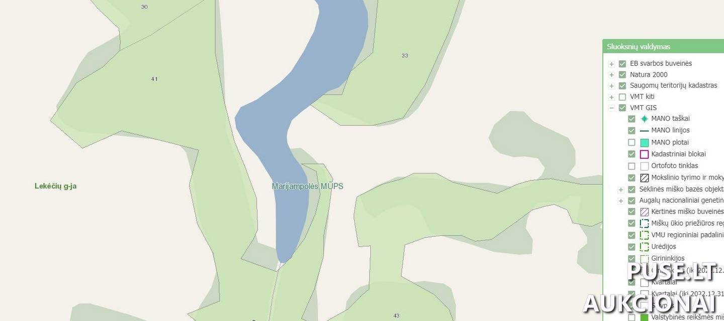 Žemės sklypas Sklypai Pieščiai, Kidulių sen., Šakių r. sav. 3