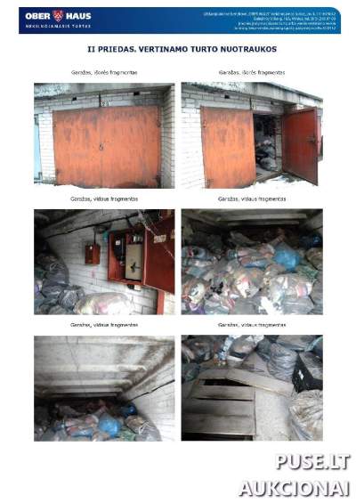 Garažas-bokso pardavimas Kaune, Speigo g. 27-29, pradinė kaina 8300 EUR