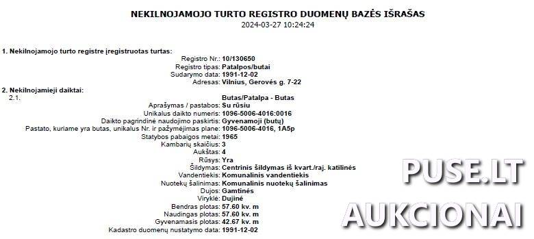 Turtinė teisė Kitas turtas 1