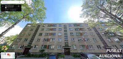 Turtinė teisė į 3 kambarių butą Vilniuje 57 kv.m Gerovės g. 7 pradinė kaina 88000 EUR