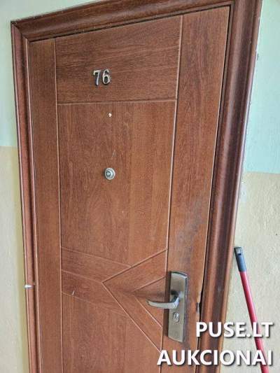 1 kambario butas Klaipėdoje, Mokyklos g. 23, su rūsiu, pradinė kaina 13760 EUR