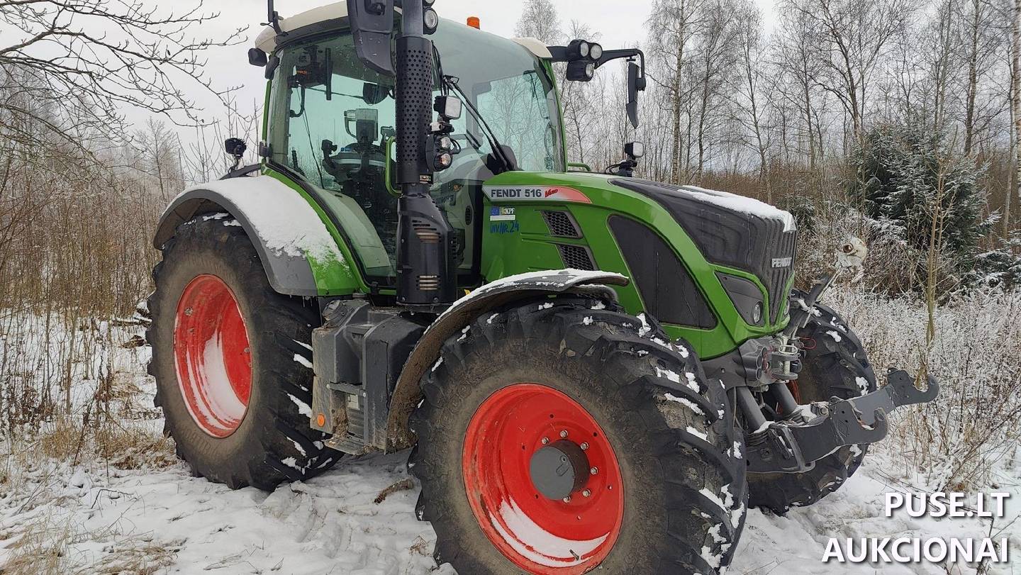 Traktorius FENDT 516 VARIO Traktoriai, savaeigės mašinos, priekabos, puspriekabės 2