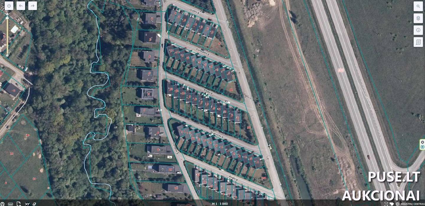 Žemės sklypas Sklypai Belgų g. 8, 92359 Aukštkiemiai, Sendvario sen., Klaipėdos r. sav. 1
