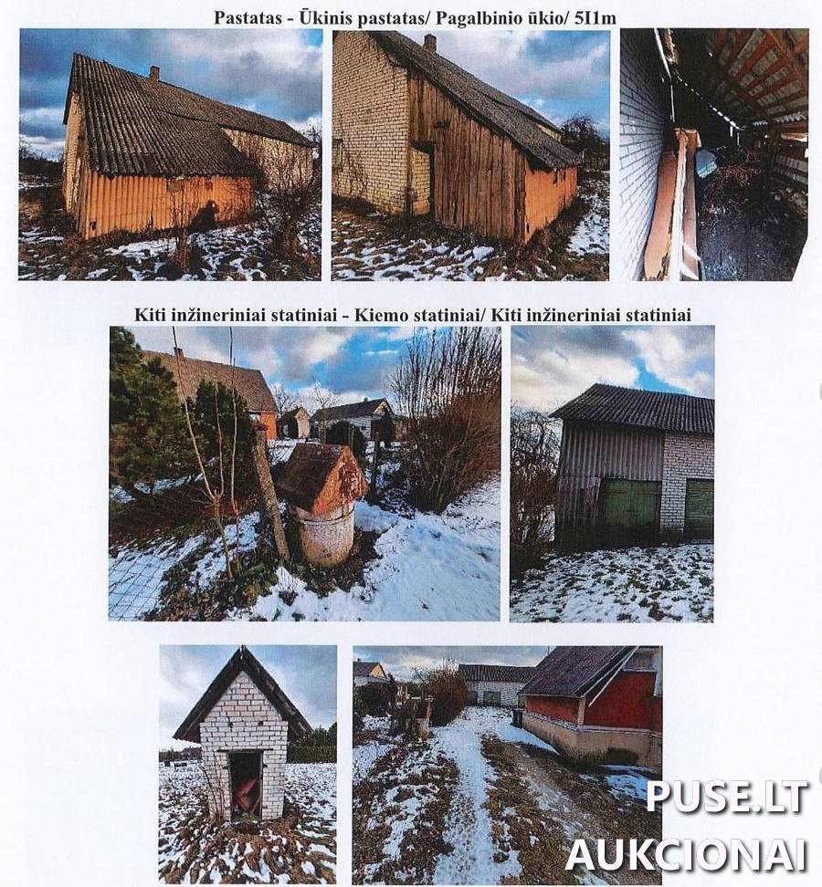 Gyvenamas namas Pastatai Ąžuolų g. 4, 58403 Kalnaberžė, Surviliškio sen., Kėdainių r. sav. 1