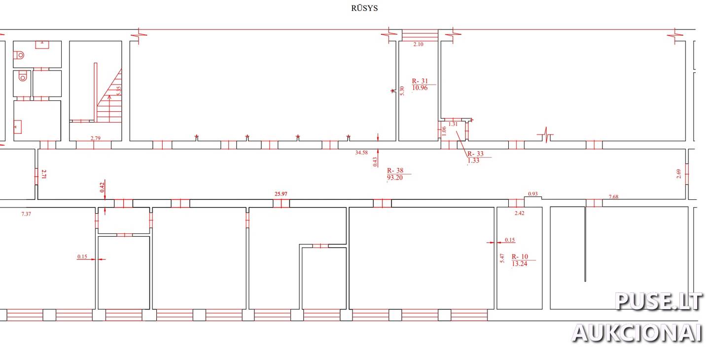 Administracinės patalpos Patalpos/Butai Anykščių g. 4, 35171 Panevėžys, Panevėžio m. sav. 1
