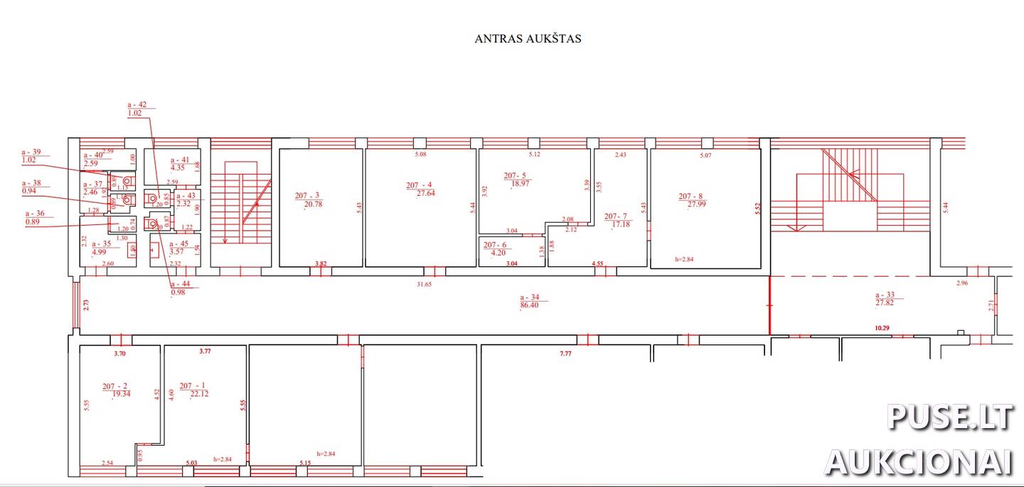 Administracinės patalpos Patalpos/Butai Anykščių g. 4, 35171 Panevėžys, Panevėžio m. sav. 7