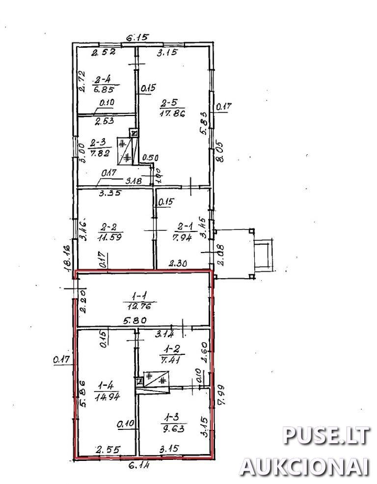 Butas Patalpos/Butai Piliakalnio g. 4, 83340 Peleniškiai, Pašvitinio sen., Pakruojo r. sav. 1