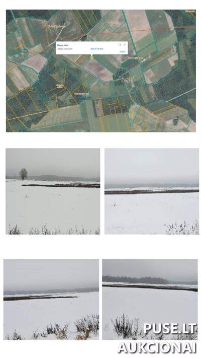 Parduodamas 1/1 žemės sklypas Biržų r. sav., Skrebiškio k. pradinė kaina 38100 EUR