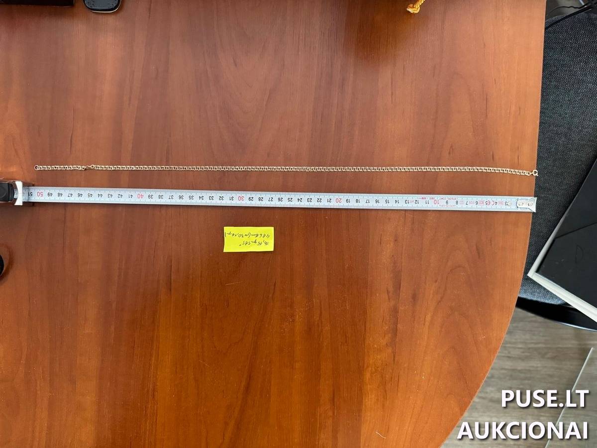 Auksinė grandinėlė ant kaklo Kitas turtas 1