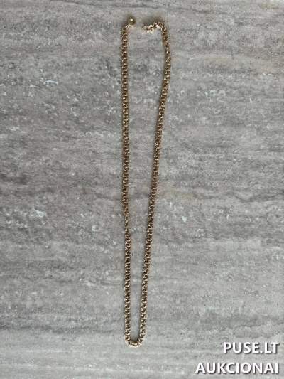 Auksinė 585 prabos grandinėlė, 16.16g, parduodama aukcione nuo 389 EUR
