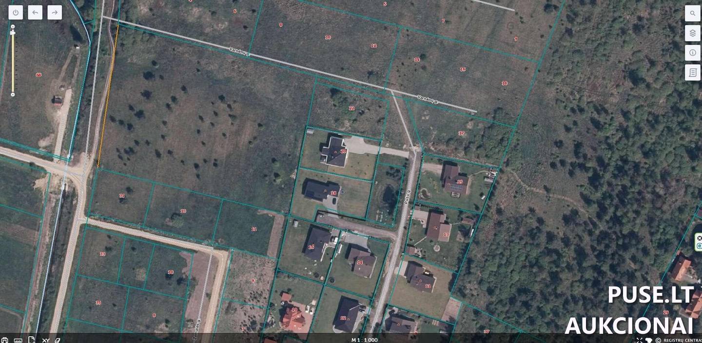 Žemės sklypas Sklypai Pušų g. 20, 95410 Ketvergiai, Dovilų sen., Klaipėdos r. sav. 1