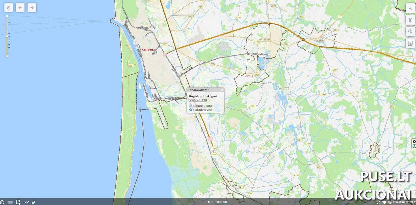 Žemės sklypas Sklypai Pušų g. 20, 95410 Ketvergiai, Dovilų sen., Klaipėdos r. sav. 2