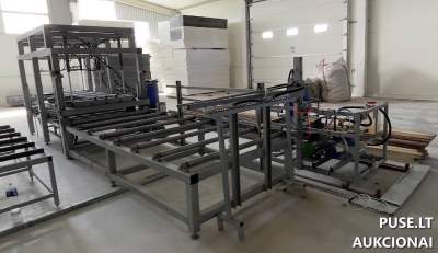 SIP plokščių gamybos linija, parduodama aukcione nuo 29040 EUR