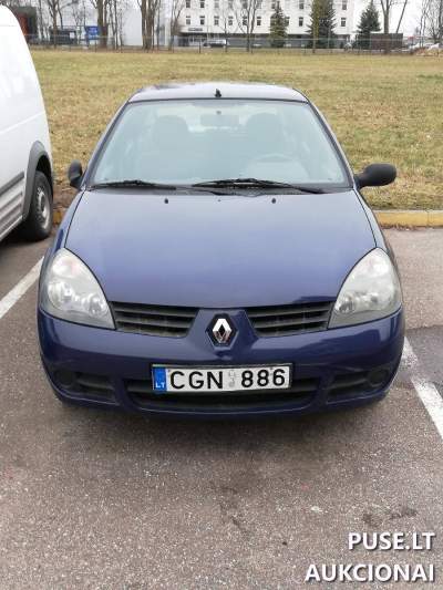 2007 metų Renault Thalia automobilis aukcione Kaune nuo 250 EUR