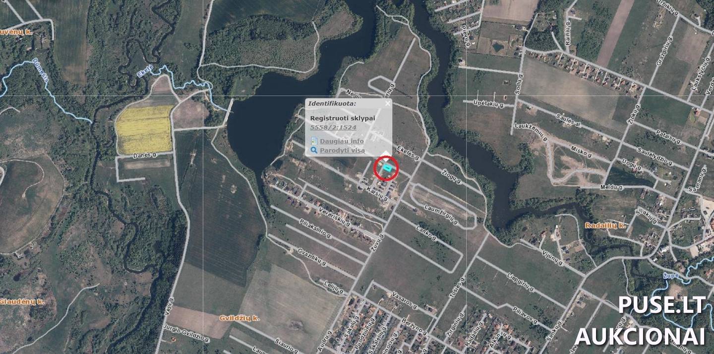 Žemės sklypas Sklypai Raudžių g. 15, 92405 Radailiai, Sendvario sen., Klaipėdos r. sav. 1