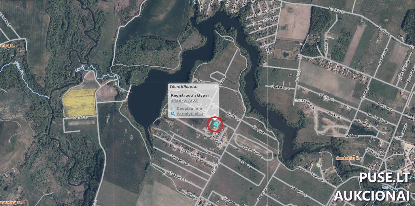 Žemės sklypas Sklypai Raudžių g. 14, 92405 Radailiai, Sendvario sen., Klaipėdos r. sav. 1
