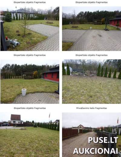 Žemės ūkio paskirties sklypas Kauno r. sav., Jaučakių k., Gėlynų g. 10, pradinė kaina 4720 EUR