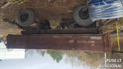 1989 m. gamybos priekaba 2PTPS 887 aukcionas Ukmergėje nuo 300 EUR