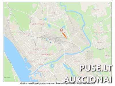 Garažas Klaipėdoje su asfaltuotu privažiavimu 18 kv. m. 7760 EUR