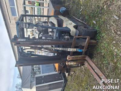 Parduodamas TOYOTA 7FBL18 šakinis krautuvas Trakuose su 1570 kg keliamąja galia, pradinė kaina 900 EUR