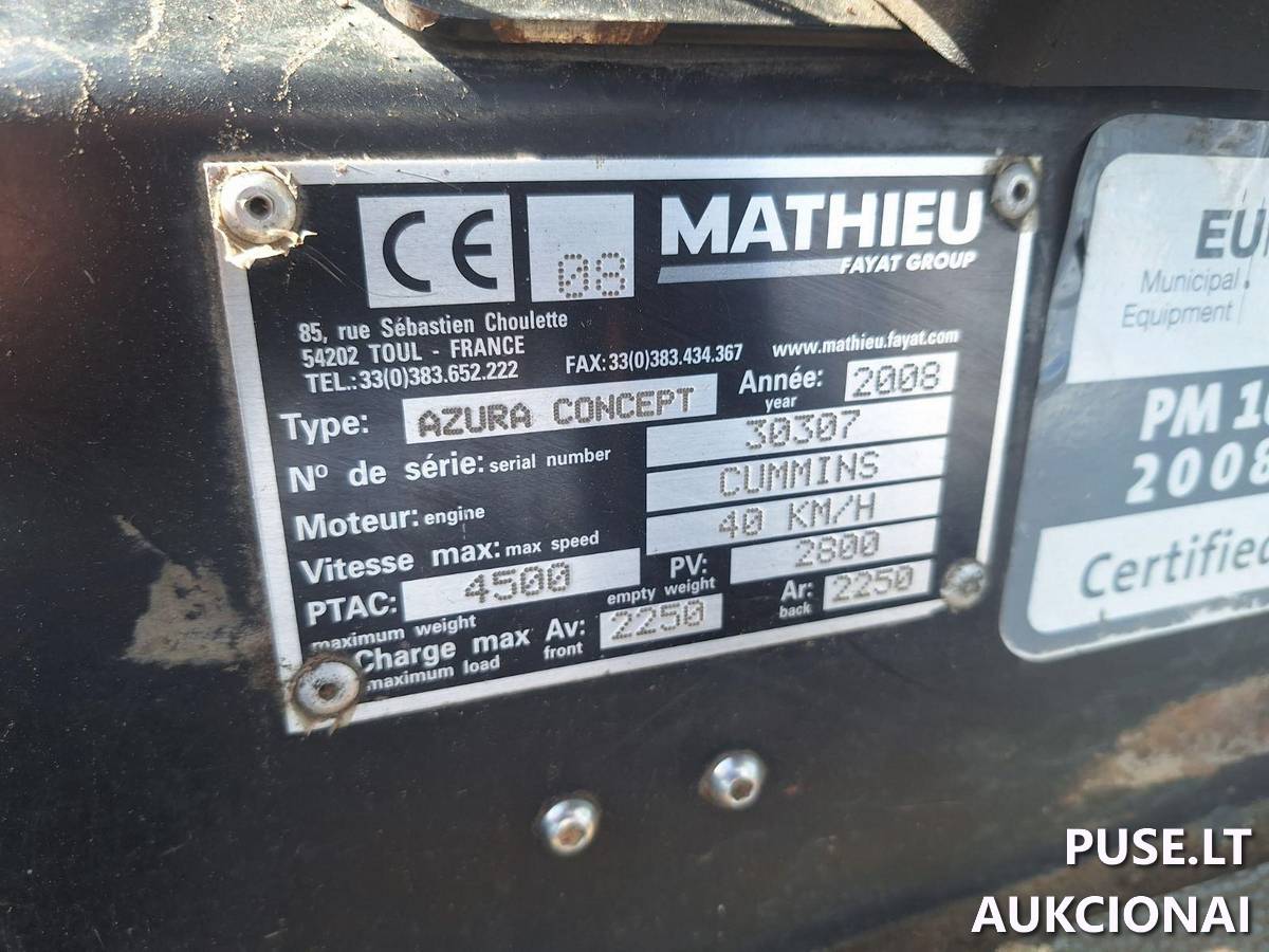 MATHIEU, AZURA CONCEPT Neklasifikuota 4