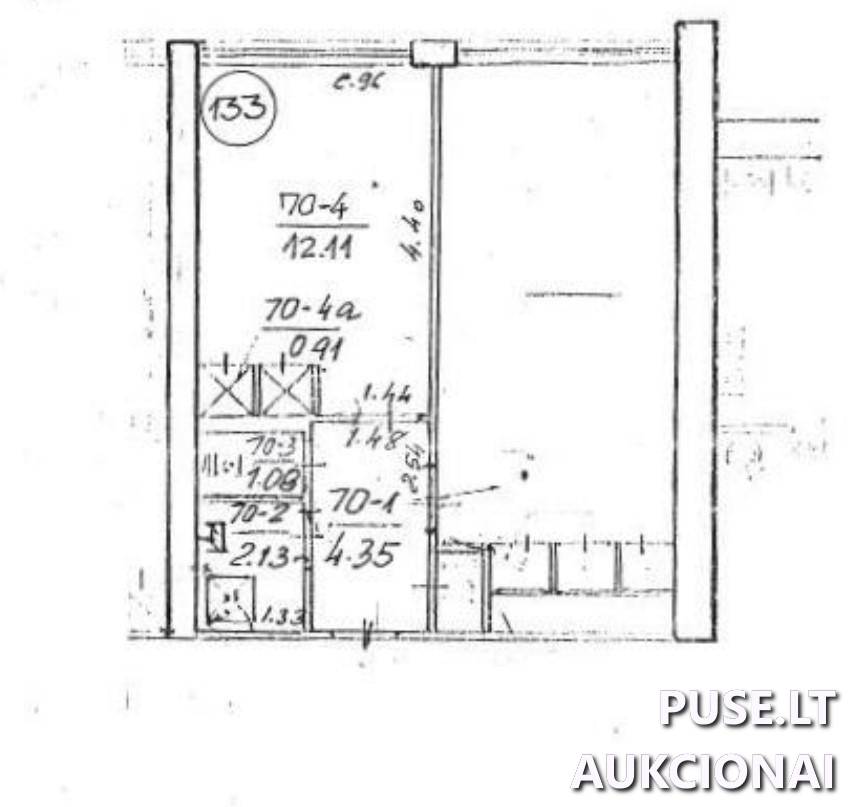 Butas Patalpos/Butai Kalvarijų g. 200, 08252 Vilnius, Vilniaus m. sav. 1