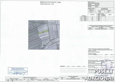 Žemės ūkio paskirties sklypas Šalčininkų r. sav., Lobo k., 1/4 dalis, pradinė kaina 560 EUR