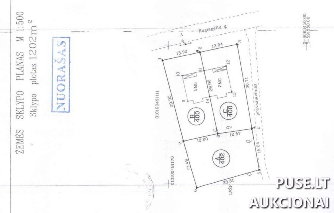 Žemės sklypas Sklypai Rugiagėlių g. 30E, 11109 Vilnius, Vilniaus m. sav. 5