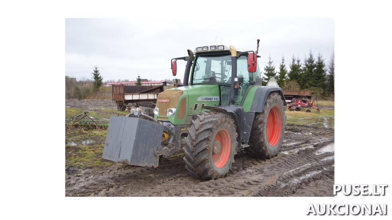 Ratinis traktorius Fendt 818 Vario Traktoriai, savaeigės mašinos, priekabos, puspriekabės 2