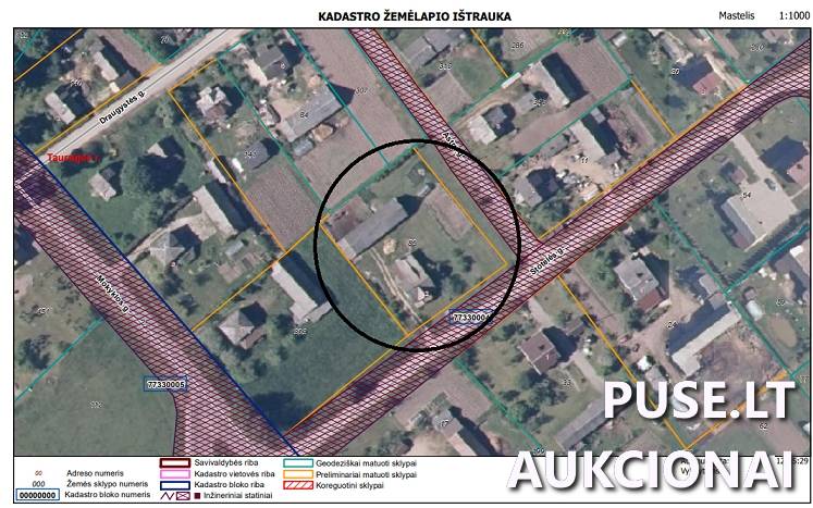 Žemės sklypas Sklypai Stotelės g. 2, 73359 Lomiai, Mažonų sen., Tauragės r. sav. 1