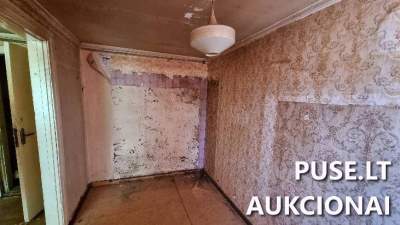 Parduodamas 2 kambarių butas Rokiškyje, Vilniaus g. 16, su 26 kv.m. plotu - pradinė kaina 2758 EUR