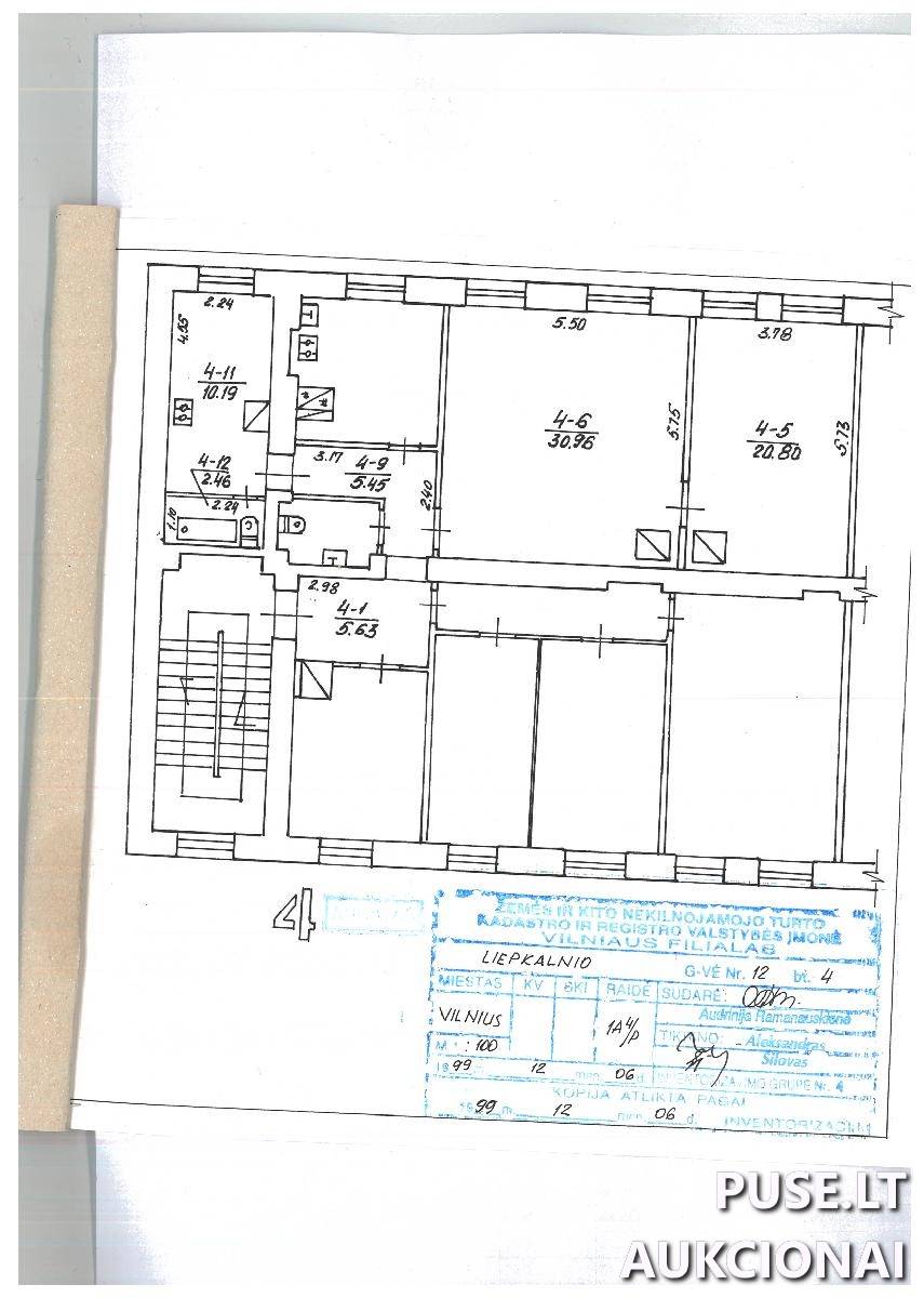 Butas Patalpos/Butai Liepkalnio g. 12, 02104 Vilnius, Vilniaus m. sav. 1