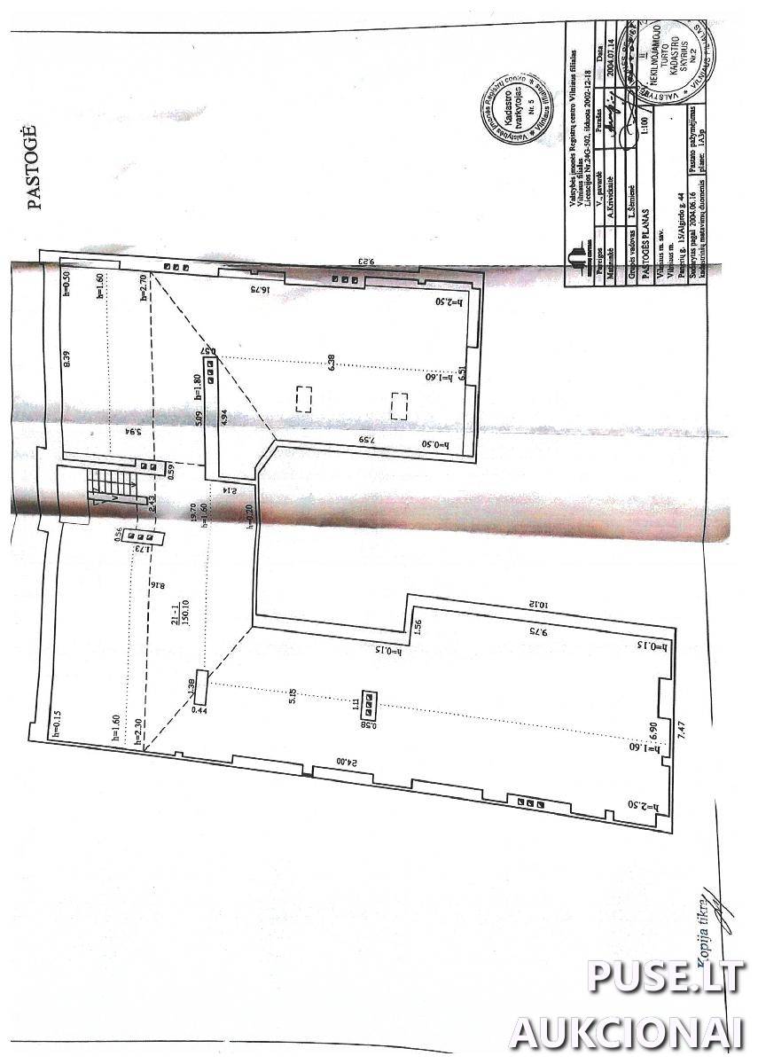 Neįrengta pastogė Patalpos/Butai Panerių g. 15, 03209 Vilnius, Vilniaus m. sav. 1