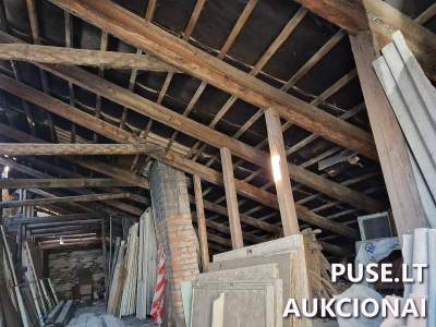 Parduodama neįrengta palėpė Vilniuje, Panerių g. 41, pradinė kaina 24300 EUR