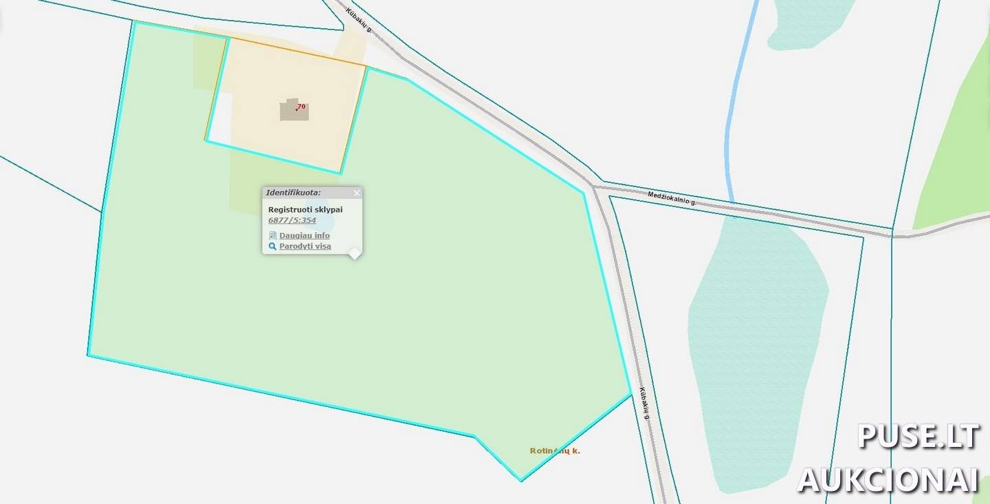 Žemės sklypas Sklypai Rotinėnai, Žemaičių Kalvarijos sen., Plungės r. sav. 3
