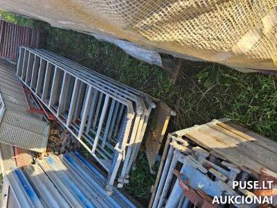 Pastolių komplektas parduodamas antrųjų varžytynių būdu, pradinė kaina 8845 EUR