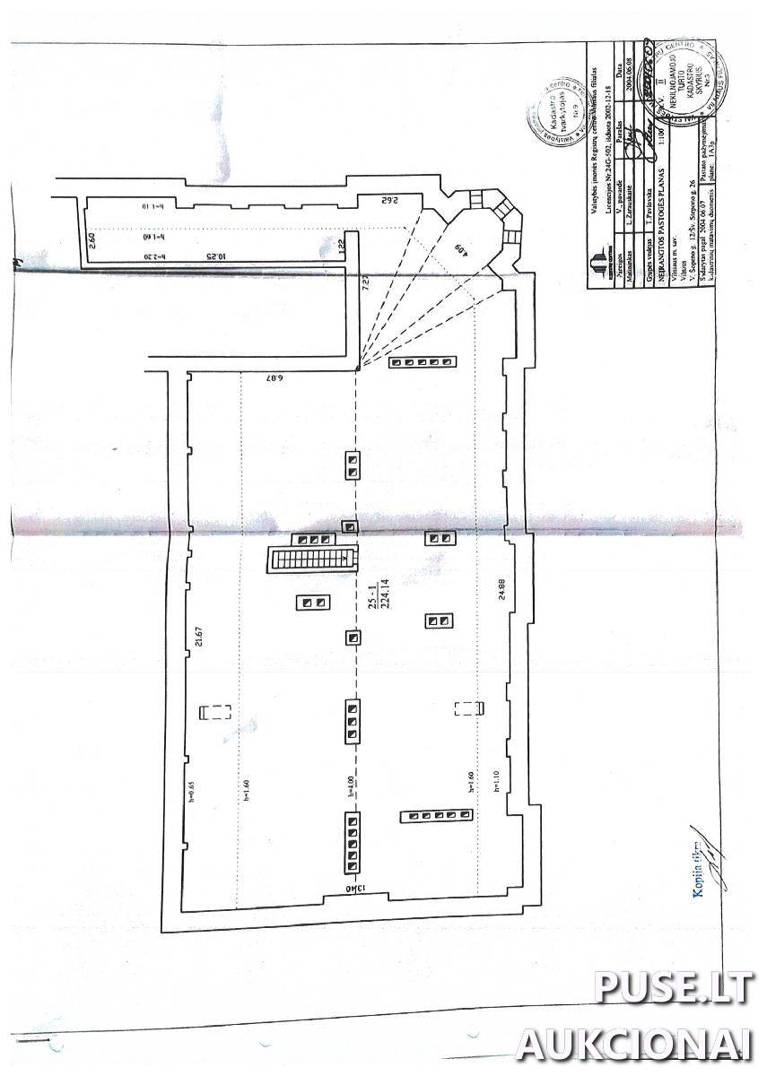 Neįrengta palėpė Patalpos/Butai V. Šopeno g. 12, 01310 Vilnius, Vilniaus m. sav. 1