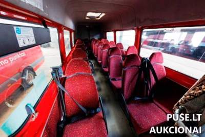 Parduodamas 2008 m. VW Crafter autobusas, 100kW, pradinė kaina 2500 EUR, aukcionas Jonavoje