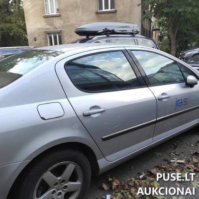 Universalus automobilis Peugeot 407 2007 m. su 103 kW benzino varikliu už 1000 EUR aukcione