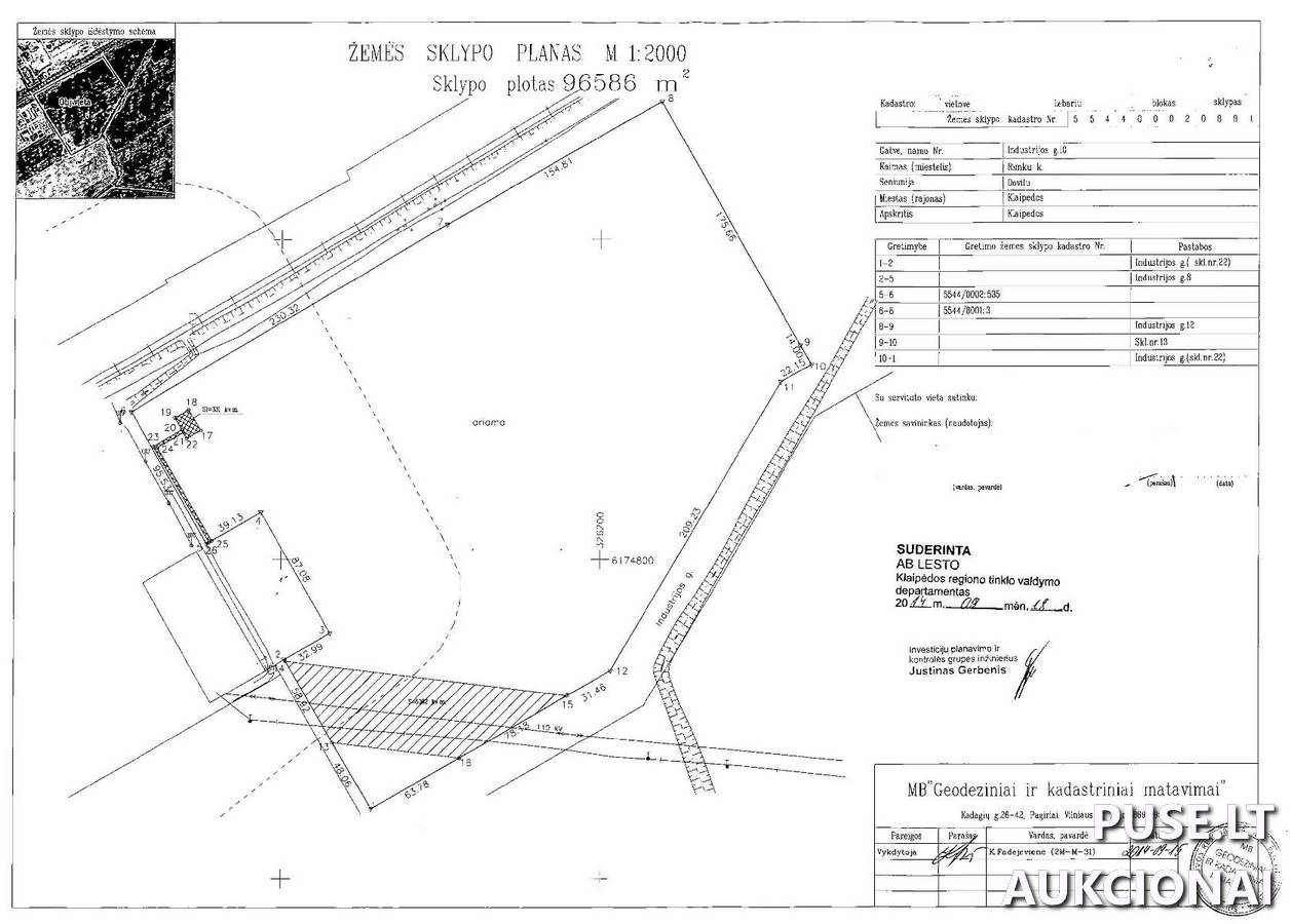 Žemės sklypas Sklypai Industrijos g. 10, 95346 Rimkai, Dovilų sen., Klaipėdos r. sav. 6
